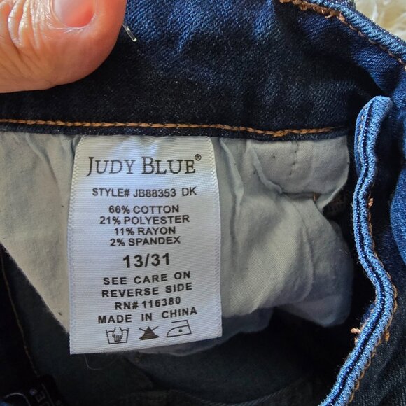 Judy Blue Wide Legged High Waist Dress Trousers with Front Seam - Picture 6 of 8